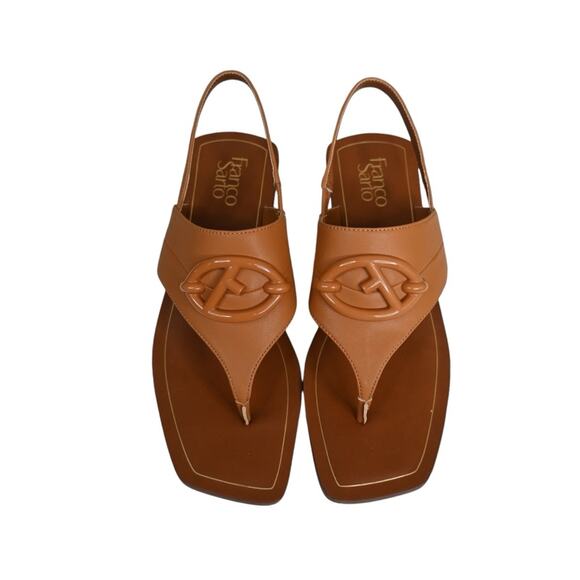 Franco Sarto Womens 9 Emmie Slingback Sandal in Tan NEW - Picture 2 of 10